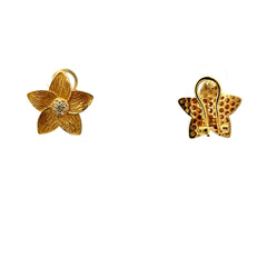 Earrings Omega Lock 22.5 23.5mm 10K