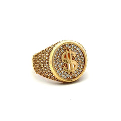 Ring CZ Pavé 11 4.5mm 14K