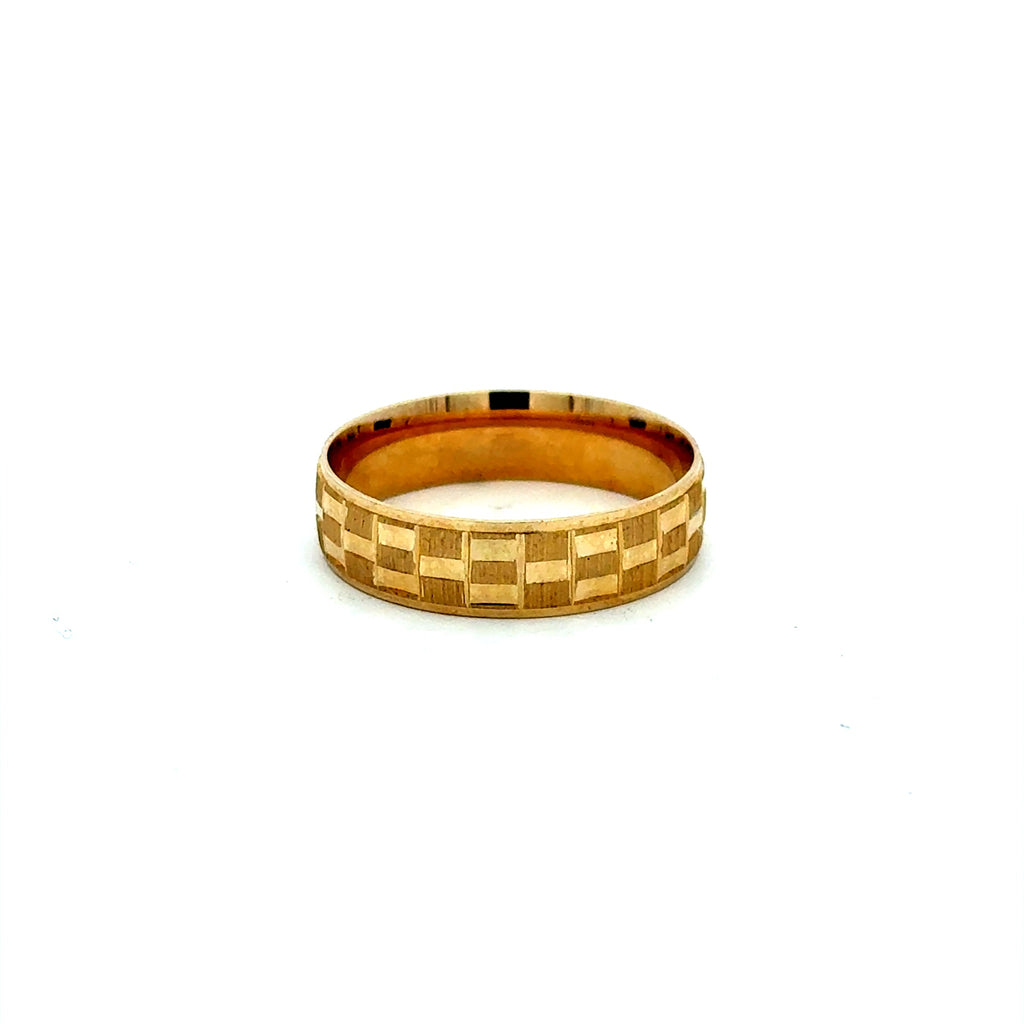 Ring Men’s Wedding Band 11 6mm 10K