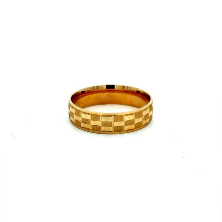 Ring Men’s Wedding Band 11 6mm 10K