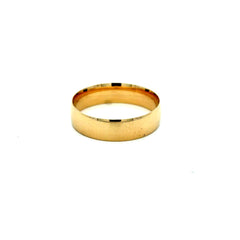 Ring Men’s Plain Wedding Band 11 6mm 10K