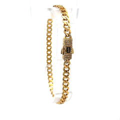 Bracelet Monaco 4.5mm 7" 10K