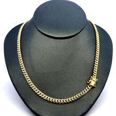 Chain Hollow Cuban 4.5mm 22" 14K