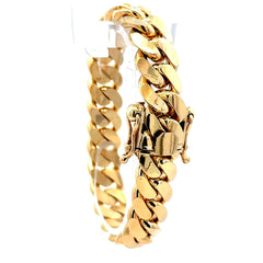Bracelet Cuban Link 13.5mm 8" 10K