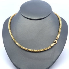 Chain Wheat Spiga Link 3.5mm 16" 10K