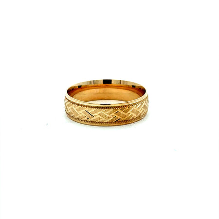Ring Men’s Wedding Band 10 6mm 10K
