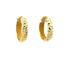 Earrings Fancy Hoops 17.5 3.5mm 10K