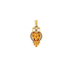 Pendant Owl with CZ 24.5 14K