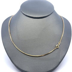 Chain Box Link 1mm 16" 10K