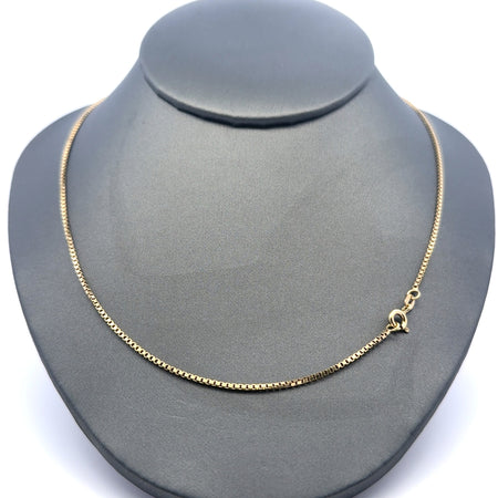 Chain Box Link 1.5mm 18" 10K