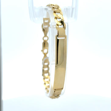 Bracelet ID Curb Link 7mm 7.5" 10K