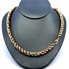 Necklaces Big Rope 6.5mm 16.5" 14K