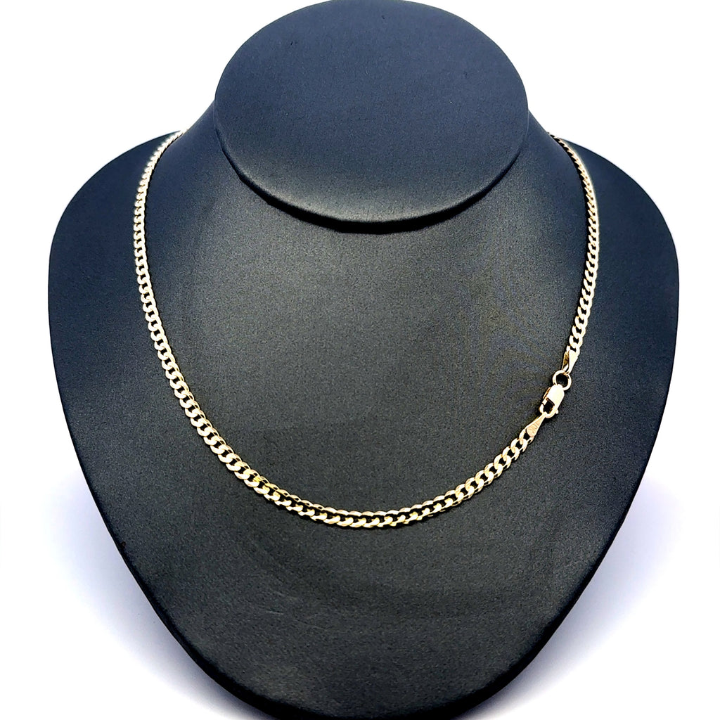 Chain Curb Link 3mm 16" 10K