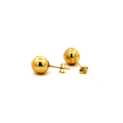 Earrings Ball Studs 10 10mm 10K