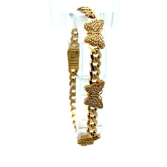 Bracelet Butterflies Monaco 5mm 7" 10K