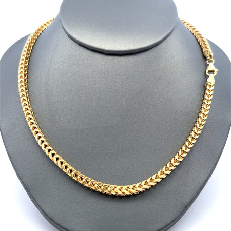 Chain Solid Franco 4mm 28" 10K