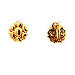 Earrings Omega 13.5 14.5mm 10K