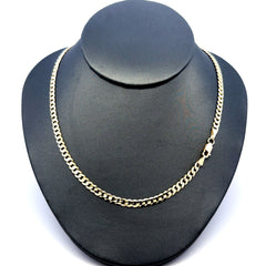 Chain Curb Link 4mm 20" 10K