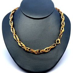 Necklaces Interlocking Oval Link 6.5mm 17" 14K
