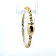Bracelet Jessica with Oval Detail 5mm 7.5" 10K