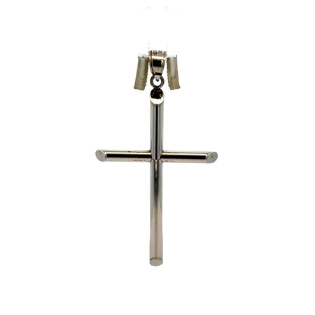 Pendant Cross White Gold 48 14K