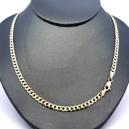 Chain Curb Link 4.5mm 22" 10K