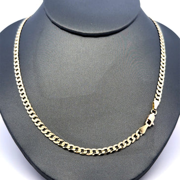 Chain Curb Link 4mm 22" 10K
