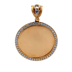Pendant Memory with CZ Bezel 55 14K