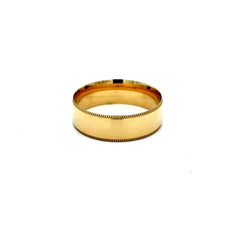 Ring Men’s Wedding Band 9.5 7mm 10K