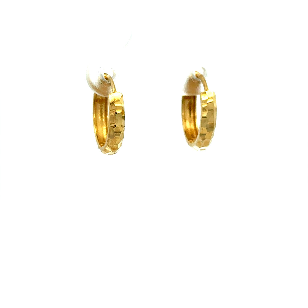 Earrings Huggie 14 3mm 10K