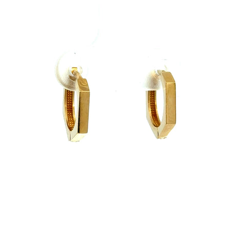 Earrings Stylish Hoops 12.5 2mm 10K