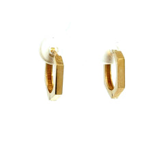 Earrings Stylish Hoops 12.5 2mm 10K