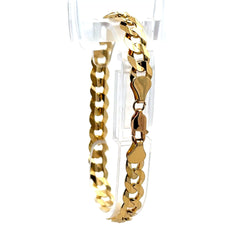 Bracelet Curb Link 7.5mm 8" 10K