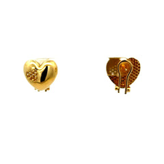 Earrings Omega Lock 14 15mm 10K