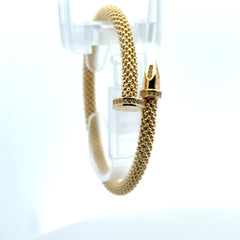 Bangle Jessica with CZ 17 5.5mm 10K
