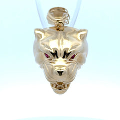 Pendant Red-Eyed Panther’s Head 60 10K