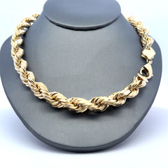 Chain Hollow Rope 10mm 28" 10K