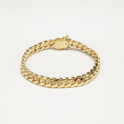 Bracelet Cuban Link 8.5mm 8" 14K