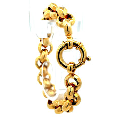 Bracelet Rollo 11.5mm 7.5" 14K