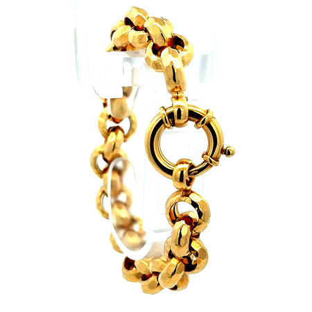 Bracelet Rollo 11.5mm 7.5" 14K