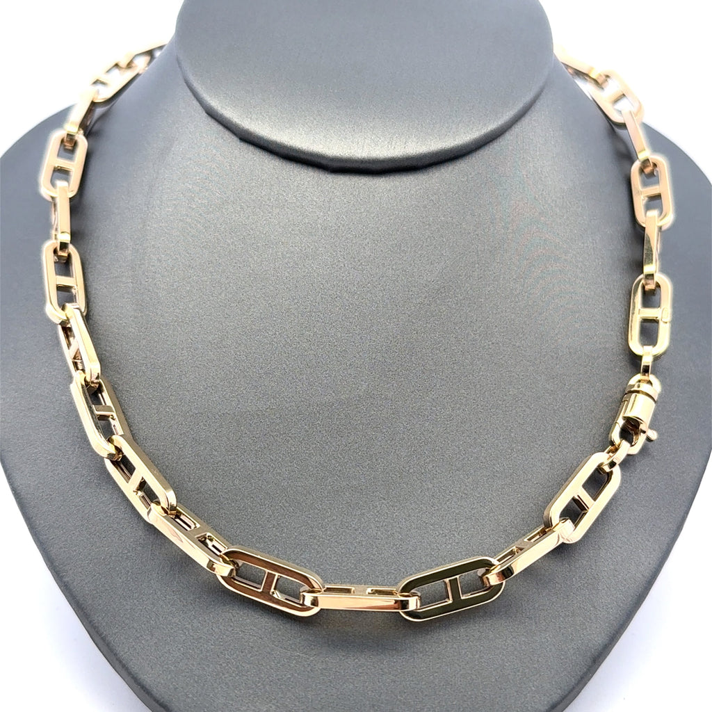 Chain Anchor Box Link 6mm 24" 14K