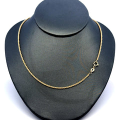 Chain Solid Rope 1.5mm 20" 10K