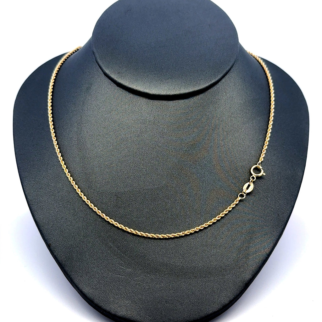 Chain Solid Rope 1.5mm 24" 10K