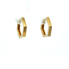 Earrings Stylish Hoops 12.5 2mm 10K