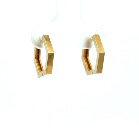 Earrings Stylish Hoops 12.5 2mm 10K
