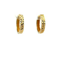 Earrings Fancy Hoops 16 2.5mm 10K