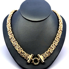 Necklaces Byzantine 10.5mm 18.5" 14K