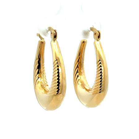 Earrings Fancy Hoops 29 6mm 10K