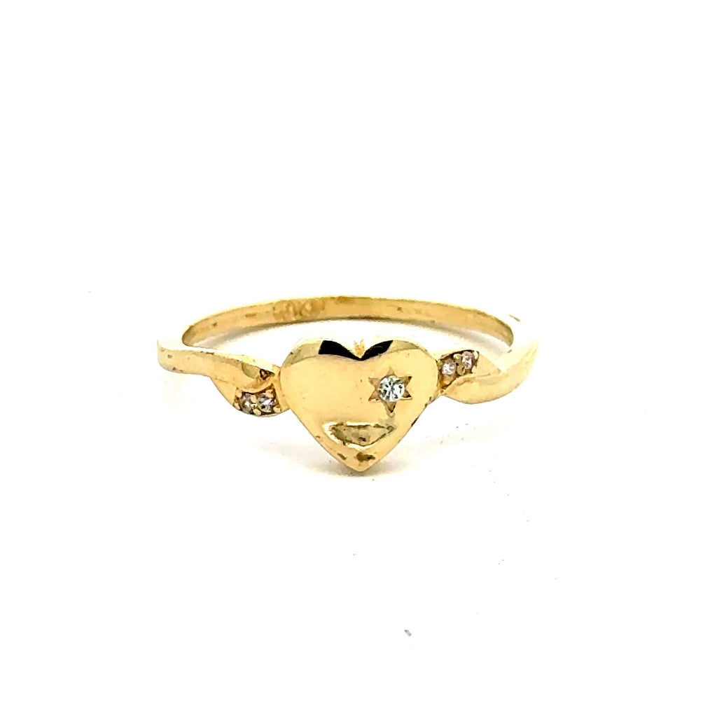 Ring Chic Women 8.5 1.5mm 10K