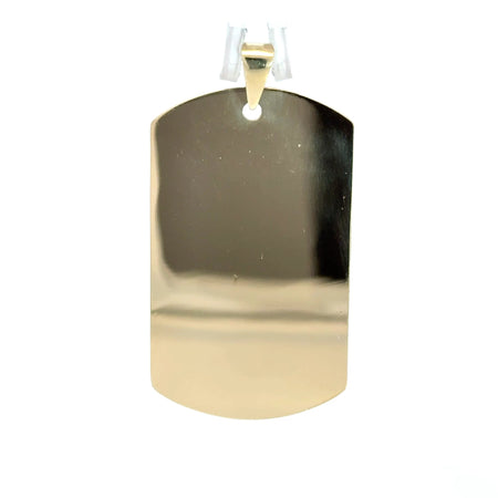 Pendant Dog Tag 48.5 10K
